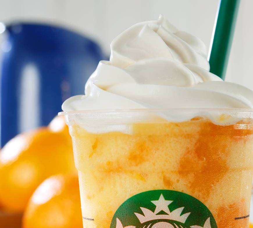 クラッシュ オレンジ フラペチーノ® 画像