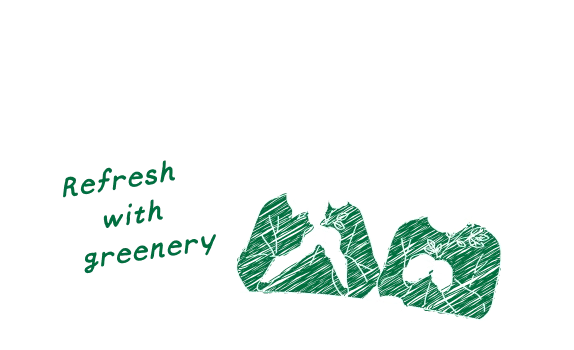 愛知県 名古屋志段味店 Refresh with greenery
