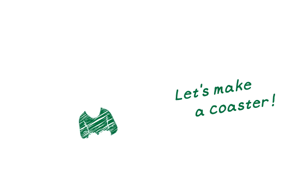 福岡県 イオンモール福岡2階店 Let's make a coaster!