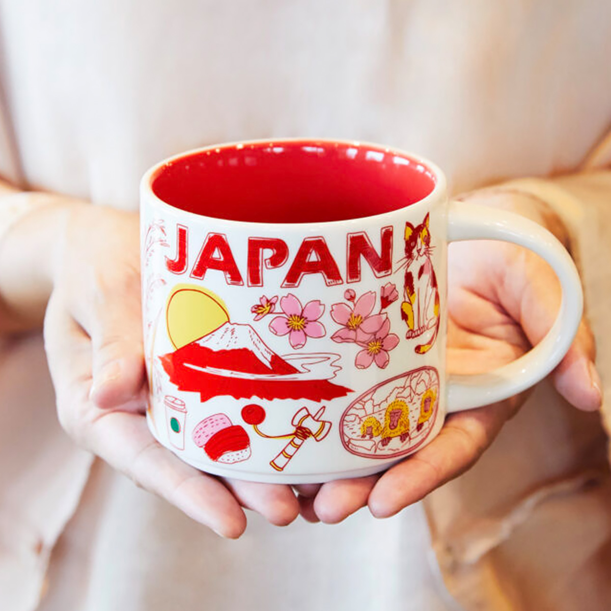JIMOTO made Series]スタッキングマグ Kutani 古九谷風 237ml