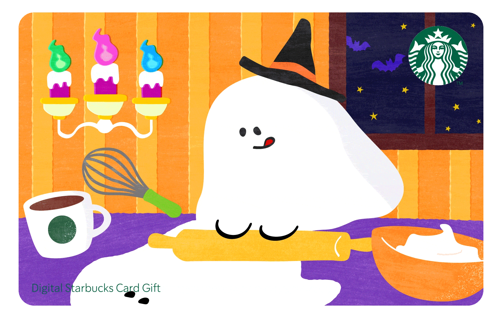 デジタル スターバックス カード ハッピーハロウィン
