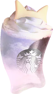 ブラックベリー ヨーグルト フラペチーノ® 白耳 ver.