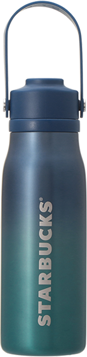 ハンドルリッド ステンレスボトル デュアルブルー グラデーション532ml 