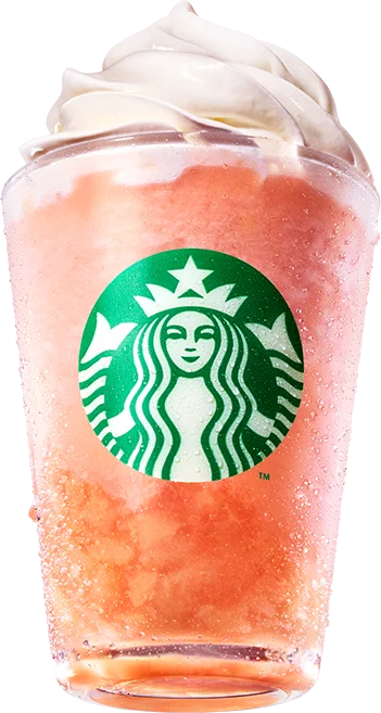 ピーチ & ピーチミルク フラペチーノ®
