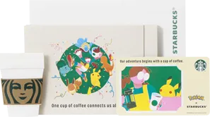 Pokémon + STARBUCKS スターバックス カード ギフト ピカチュウ