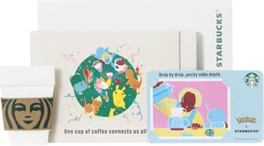 Pokémon + STARBUCKS スターバックス カード ギフト ゼニガメ
