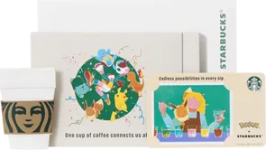 Pokémon + STARBUCKS スターバックス カード ギフト イーブイ