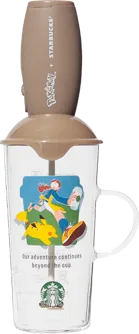 Pokémon + STARBUCKS ミルクフォーマー＆カップ コーヒーアドベンチャー
