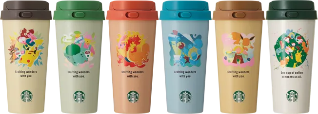 Pokémon + STARBUCKS ステンレス TOGO ボトル 473ml