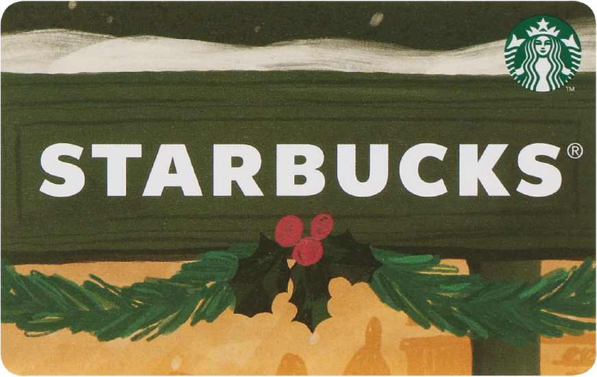 スターバックス カード ホリデーワードマーク