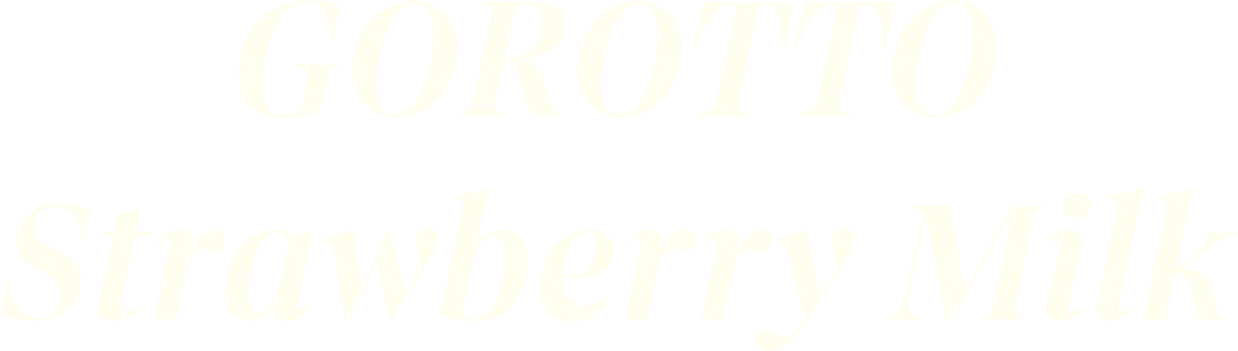GOROTTO Strawberry Milk