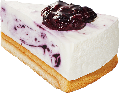 ブルーベリーレアチーズケーキ