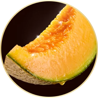 まるでメロンそのものを頬張っているかのような果肉感に