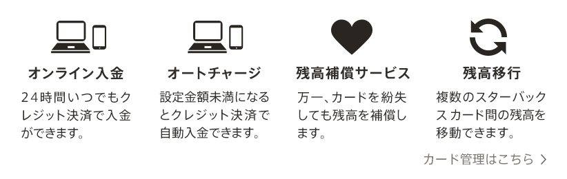 Web登録で使えるサービス