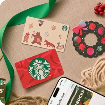 店舗で選べるスターバックス カード