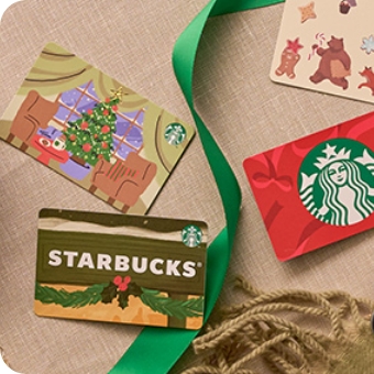 店舗で選べるスターバックス カード