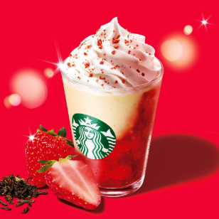 ストロベリー & ジョイフルメドレー ティー フラペチーノ®