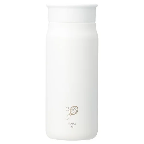 [名入れ商品] リサイクルステンレスミニボトルマットホワイト355ml