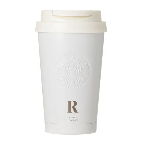 [名入れ商品] リサイクルステンレスTOGOタンブラーマットホワイト355ml