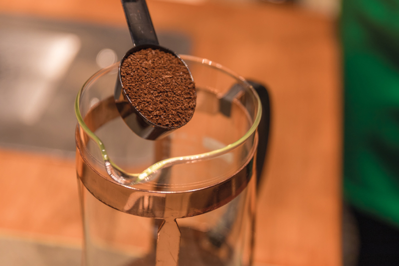 コーヒー豆の分量