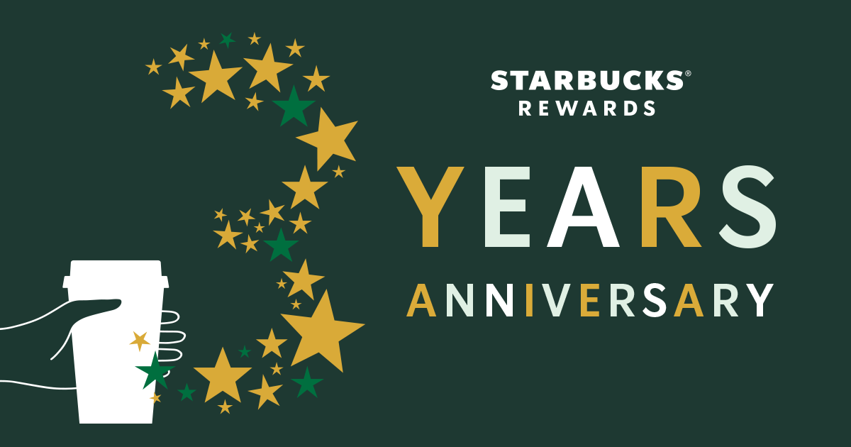 スターバックス® リワード 3周年｜スターバックス コーヒー ジャパン