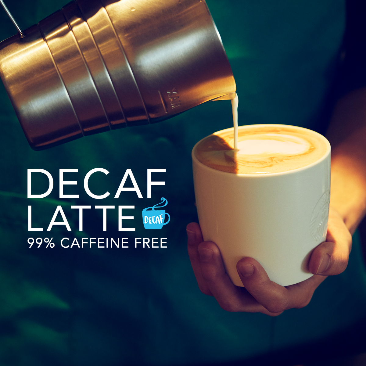 Decaf Latte 99 Caffeine Free スターバックス コーヒー