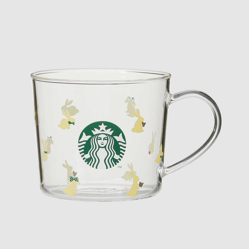 耐熱グラスマグラビットパターン355ml