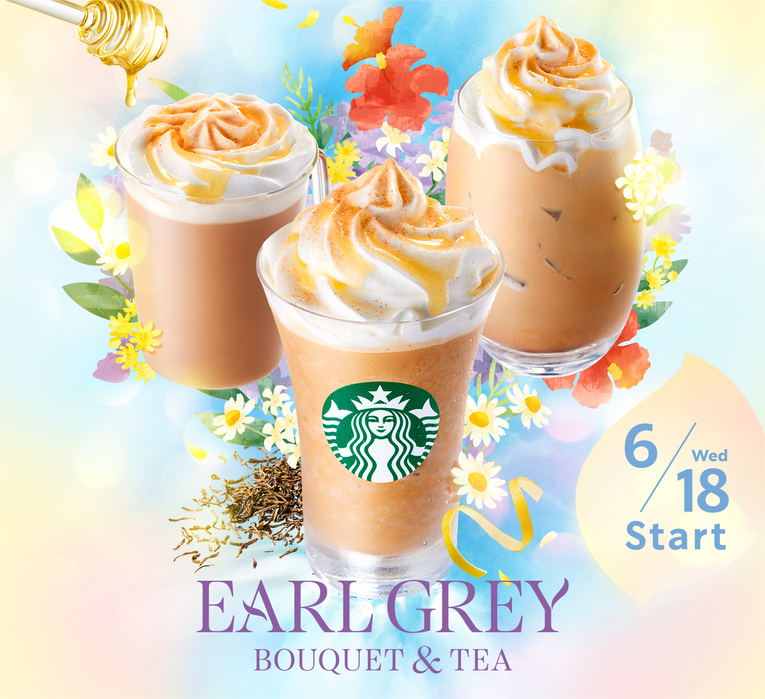EARL GREY BOUQUET & TEA 6/18 Wed Start