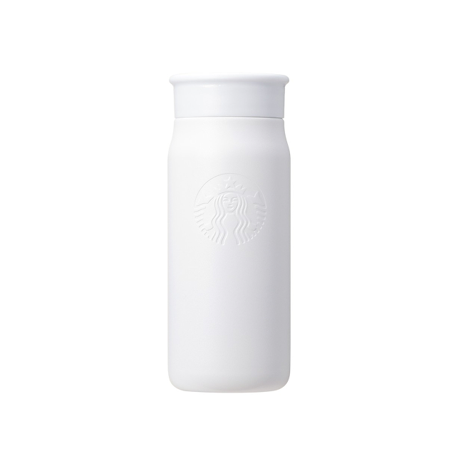 【名入れ専用】リサイクルステンレスミニボトルマットホワイト355ml