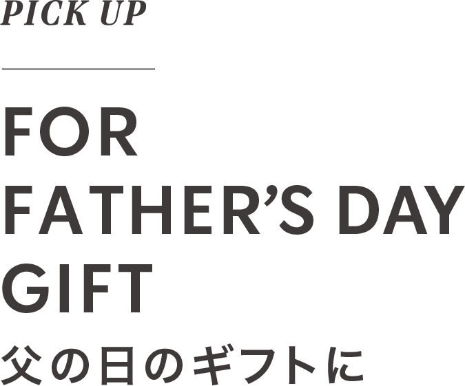 PICK UP FOR MOTHER'S DAY GIFT 母の日のギフトに