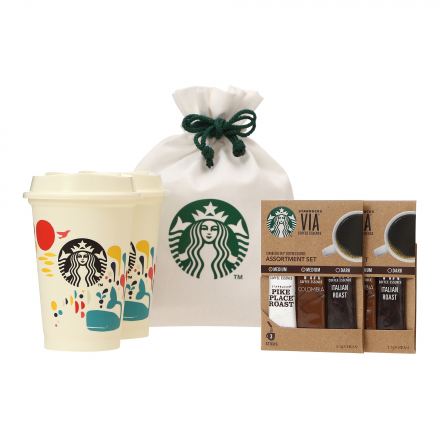 リユーザブルカップ 355ml ＆ スターバックス ヴィア&reg アソートセット