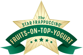 The STAR FRAPPUCCINO FRUITS-ON-TOP-YOGURT