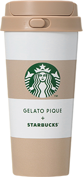 gelato pique ボーダー ステンレスTOGOボトル モカベージュ 473ml