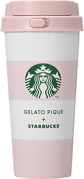 gelato pique ボーダー ステンレスTOGOボトル ソフトピンク 473ml