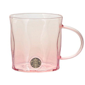 SAKURA2026 耐熱グラスマグ メダル ピンクグラデーション 355ml