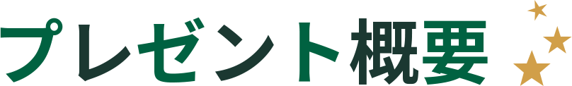 プレゼント概要
