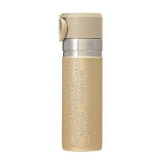 ステンレスボトルSTANLEYグリッターゴールド473ml