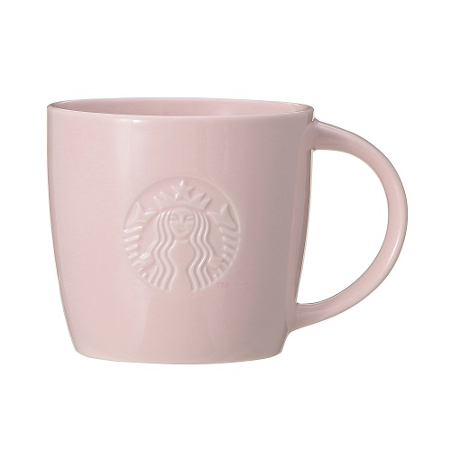 ギフトボックス入りロゴマグピンクベージュ355ml