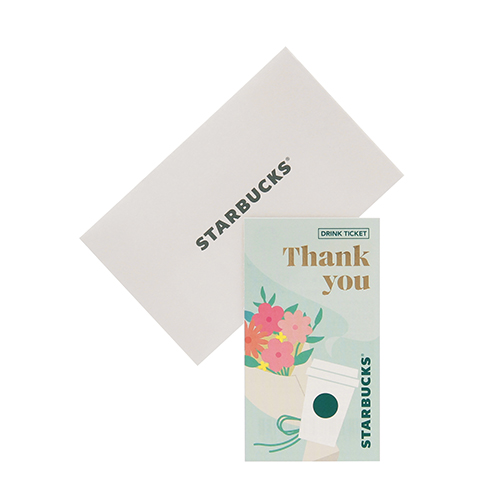 ビバレッジギフトミニカードThank You
