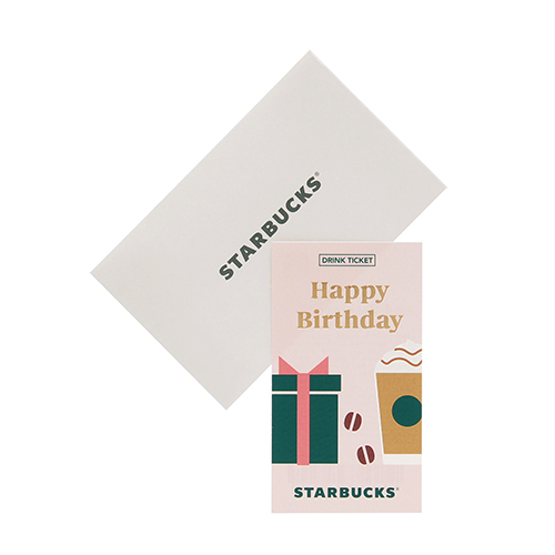 ビバレッジギフトミニカードHappy Birthday