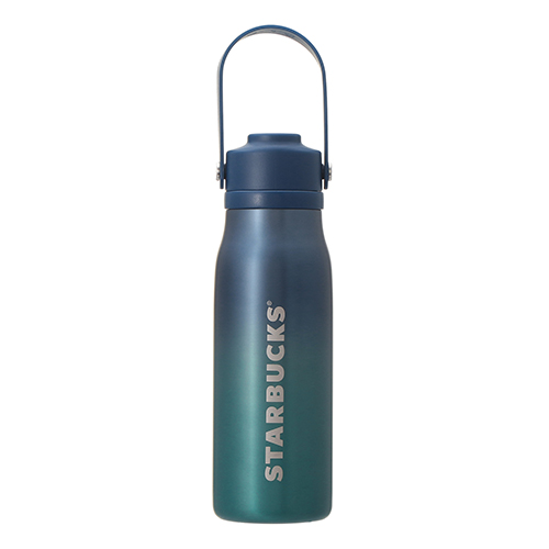 ハンドルリッドステンレスボトルデュアルブルーグラデーション532ml