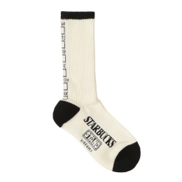 DRINKーID SOCKS ホワイトブラック