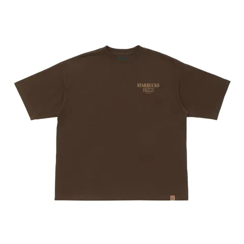 LOGO S/S Tシャツ ブラウン