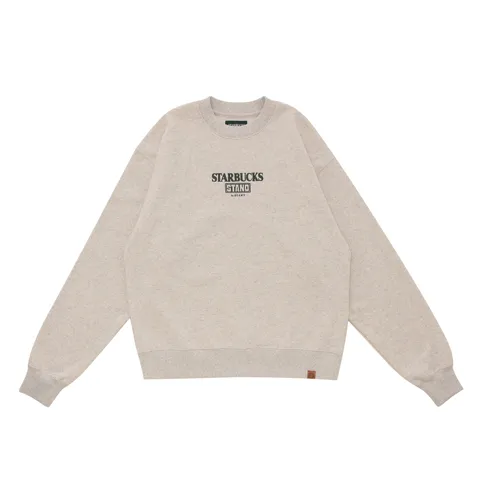 LOGO クルースウェット オートミール