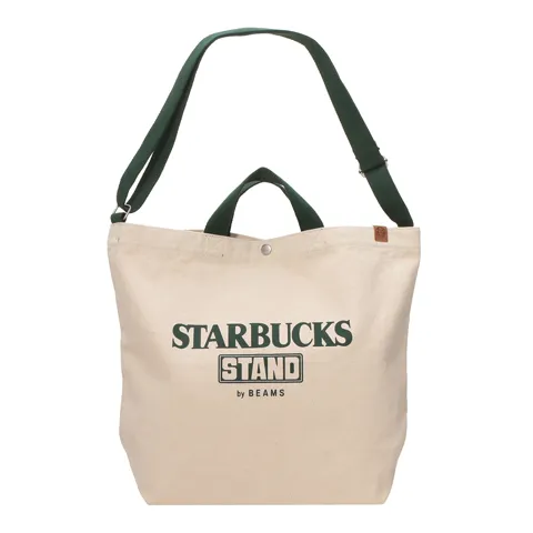 キャンバス LOGO トート オフホワイト