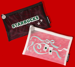 オリジナルメッシュ刺繍ポーチ